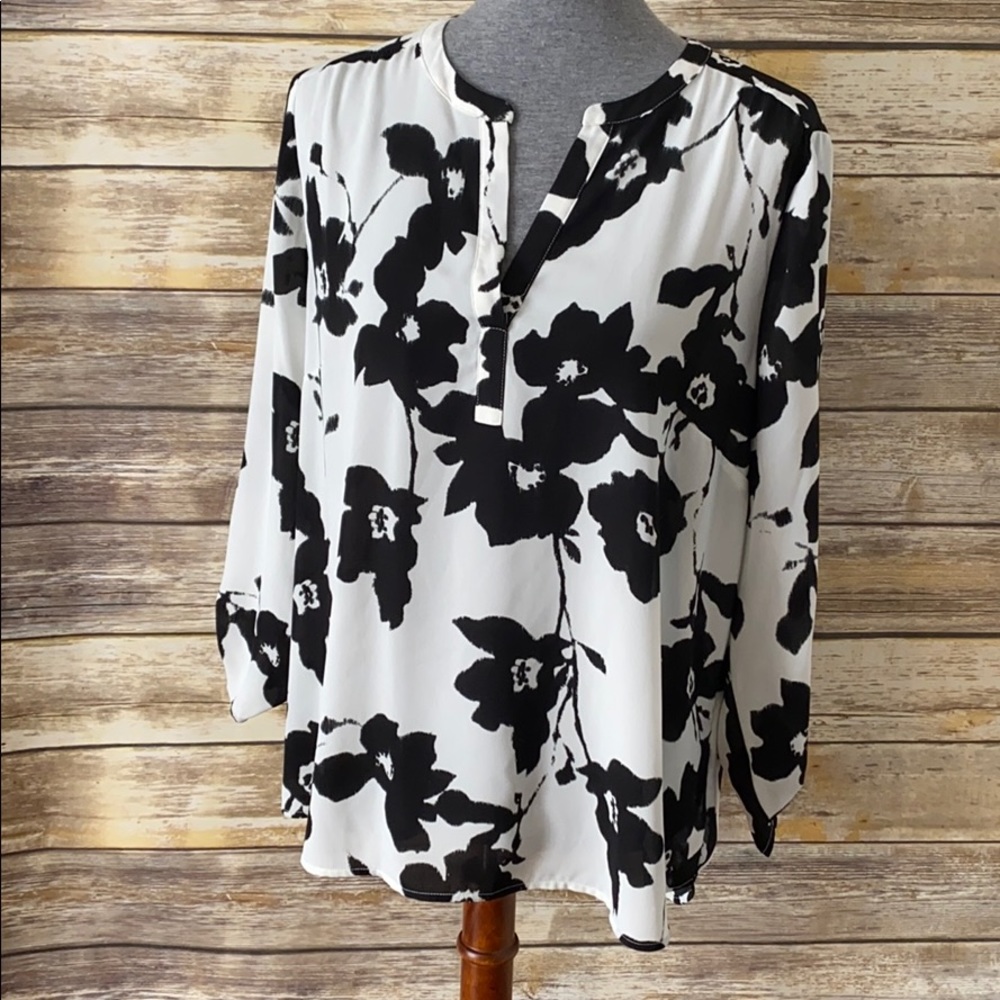 Split Neck Blouse